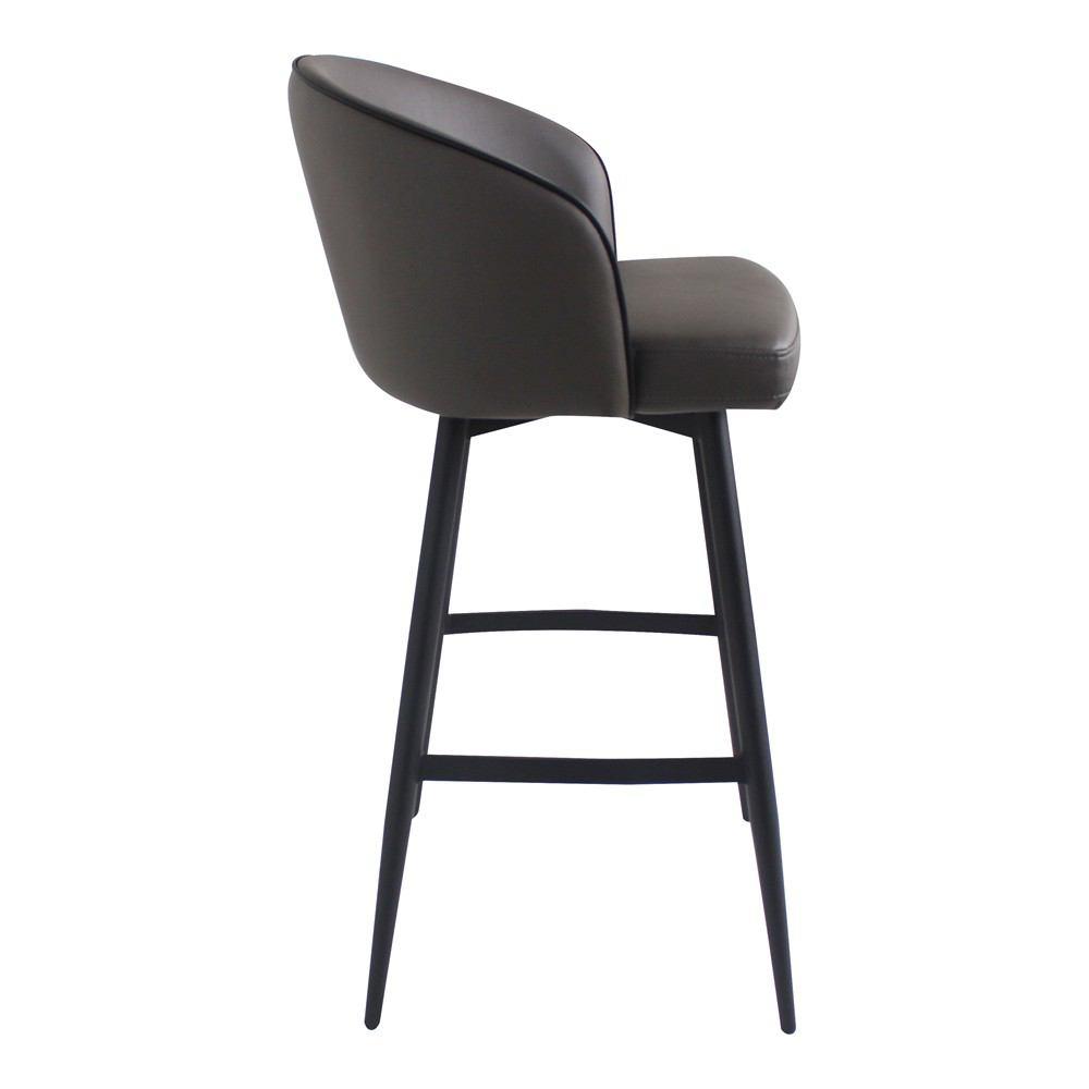 Moe's Home Collection Webber Bar Stool Charcoal