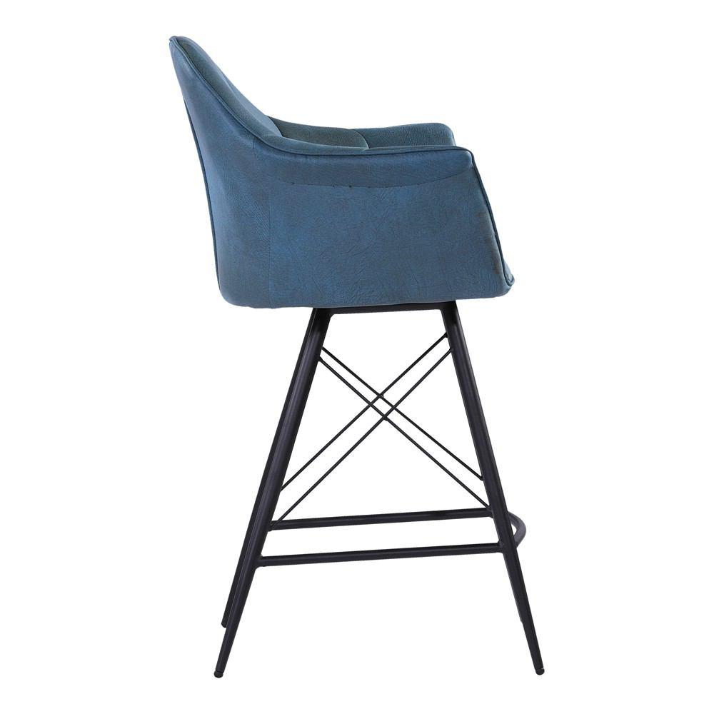 Moe's Home Collection Olivier Counter Stool Blue