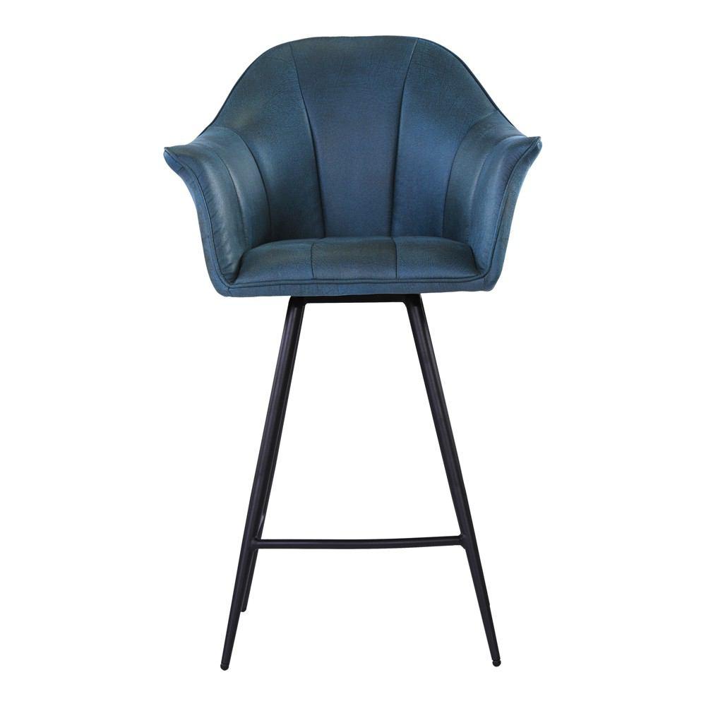 Moe's Home Collection Olivier Counter Stool Blue