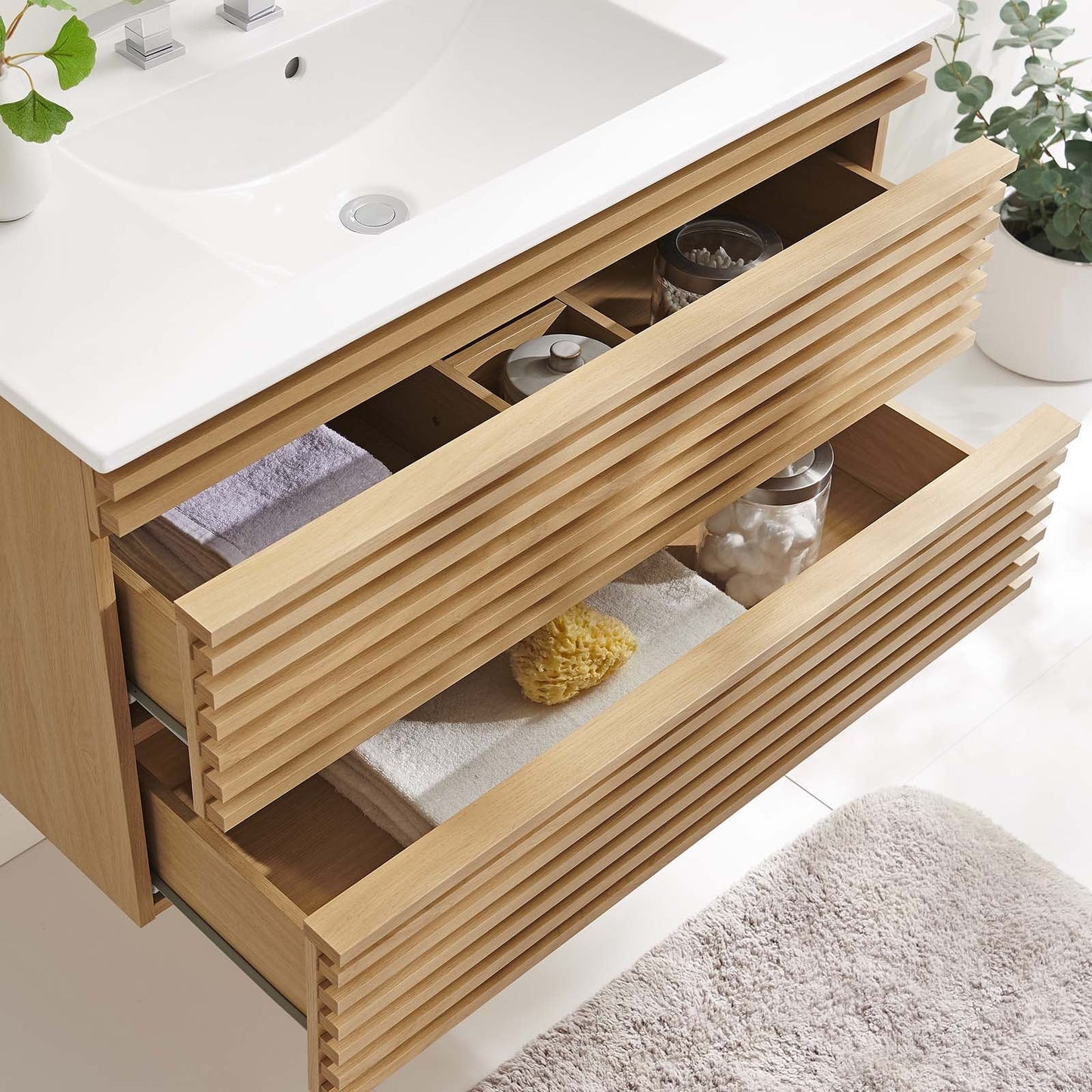 Modway Render 36" Wall-Mount Bathroom Vanity | Bathroom Accessories | Modishstore-23