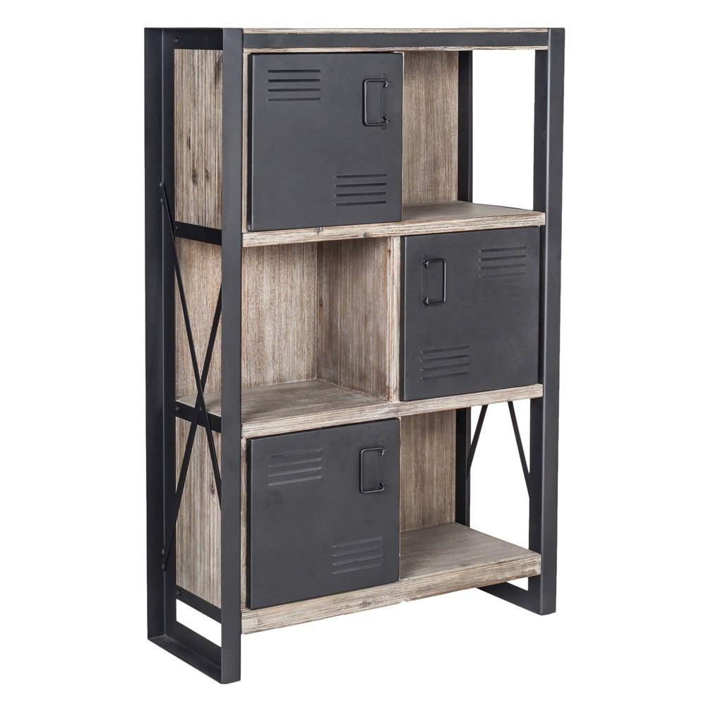 Moe's Home Collection Bronx Bookshelf With Doors