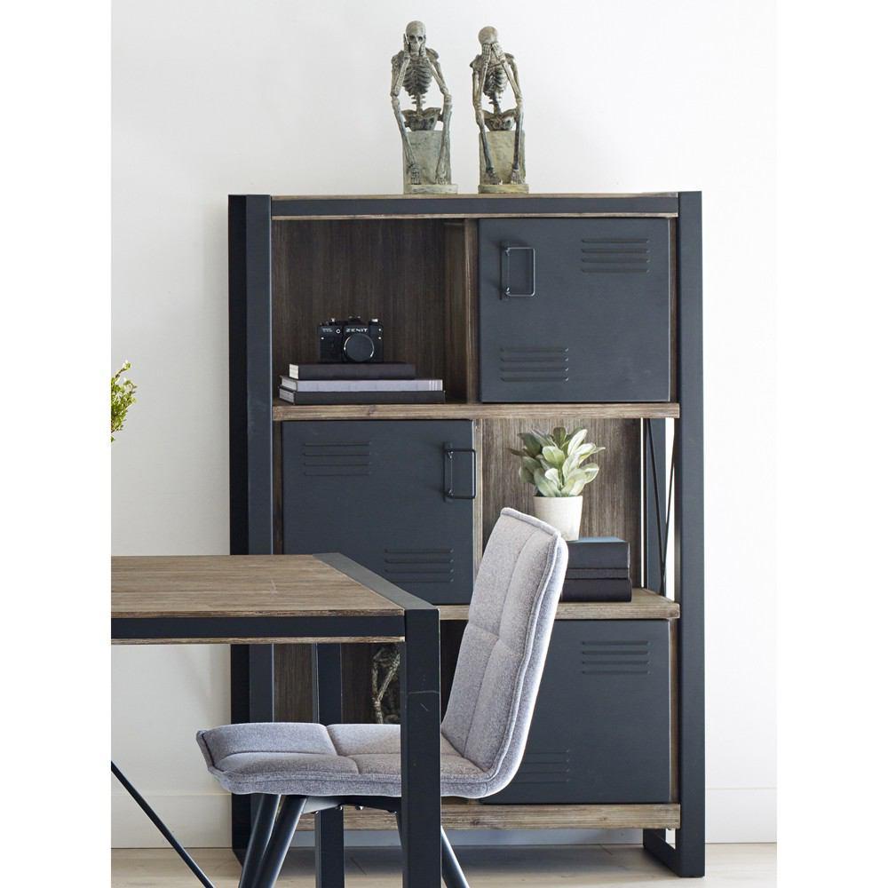 Moe's Home Collection Bronx Bookshelf With Doors