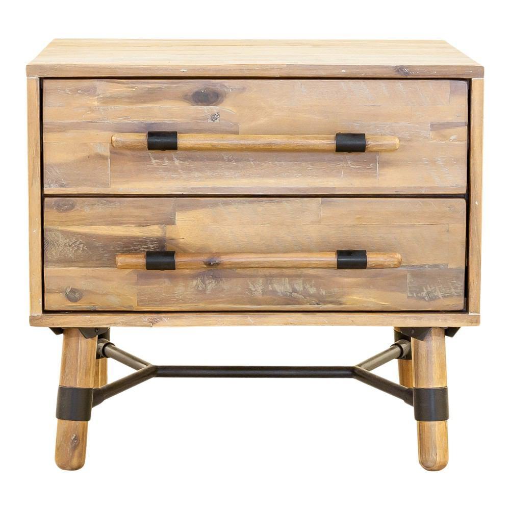 Moe's Home Collection Hudson 2 Drawer Nightstand