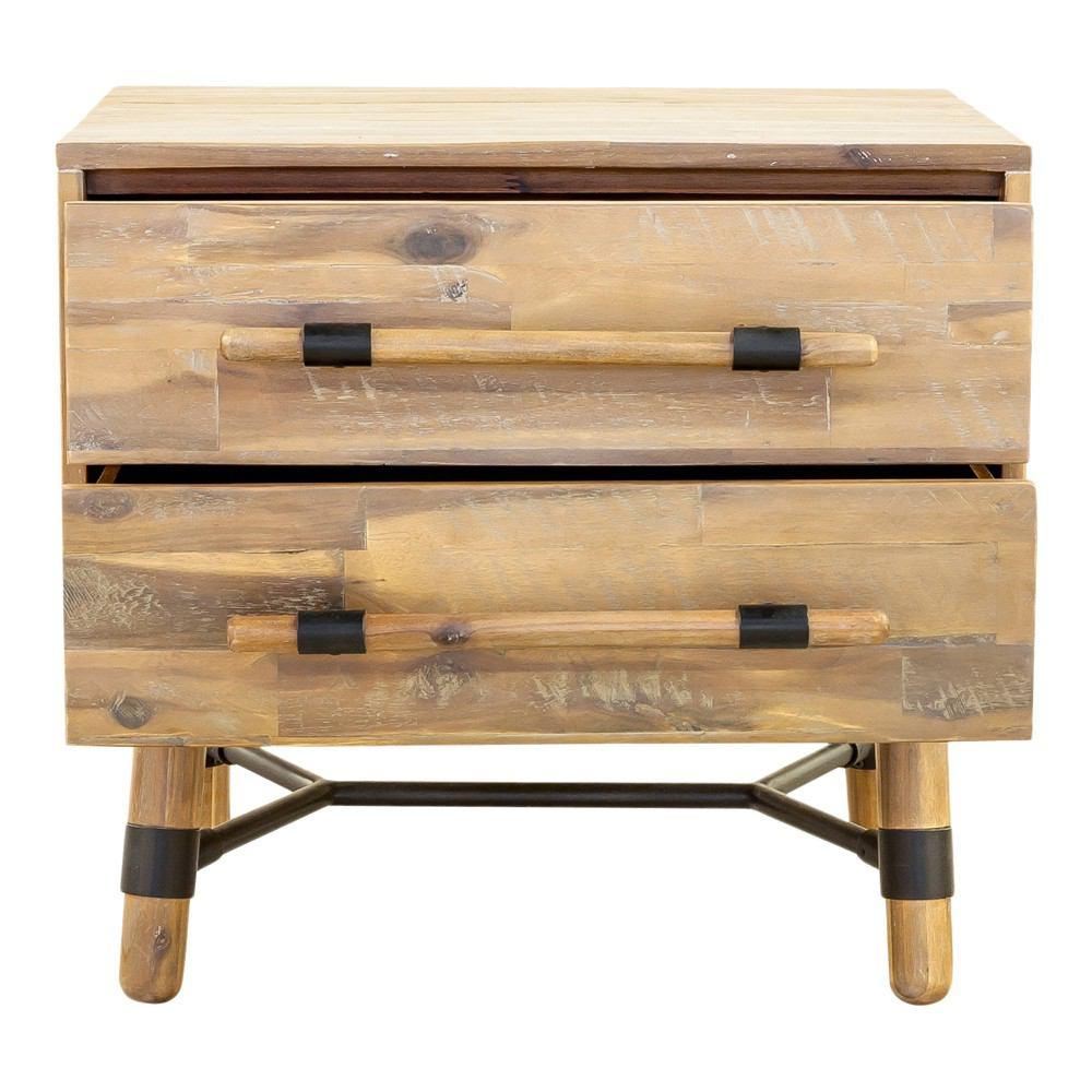 Moe's Home Collection Hudson 2 Drawer Nightstand