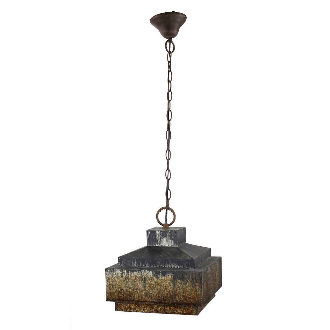 Vagabond Vintage Industrial Pyramid Pendant Lamp