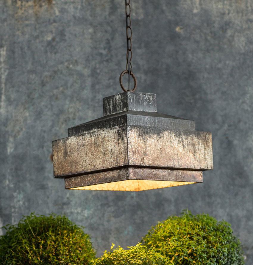 Vagabond Vintage Industrial Pyramid Pendant Lamp