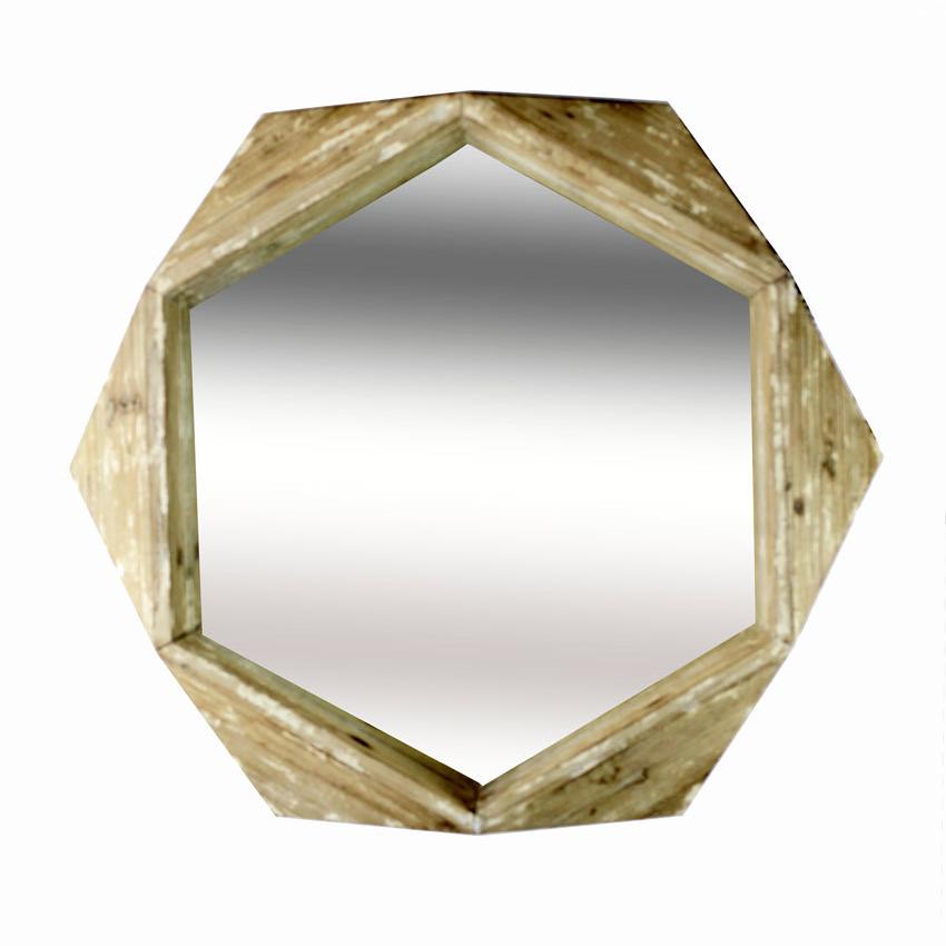 Vagabond Vintage 3D Wooden Quad Mirror