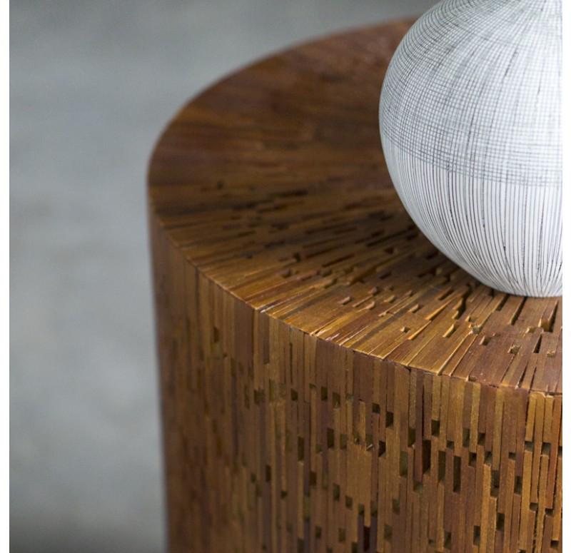 Gold Leaf Design Group Haida Side Round Table