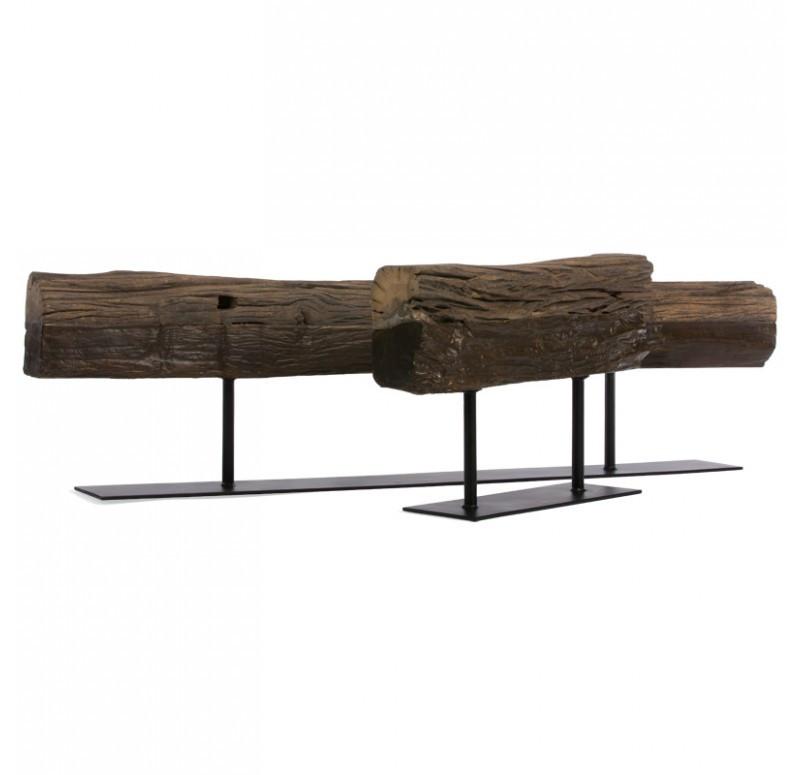 Gold Leaf Design Group Cladded Bronzed Table Sculptures