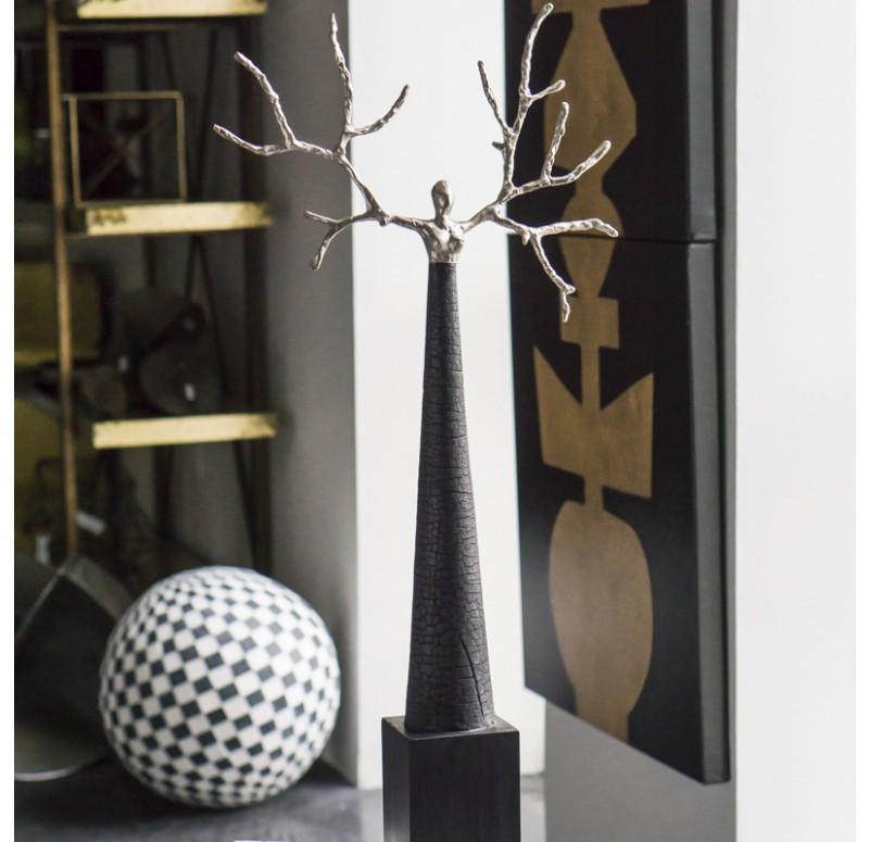 Gold Leaf Design Group Victory Female Sculpture