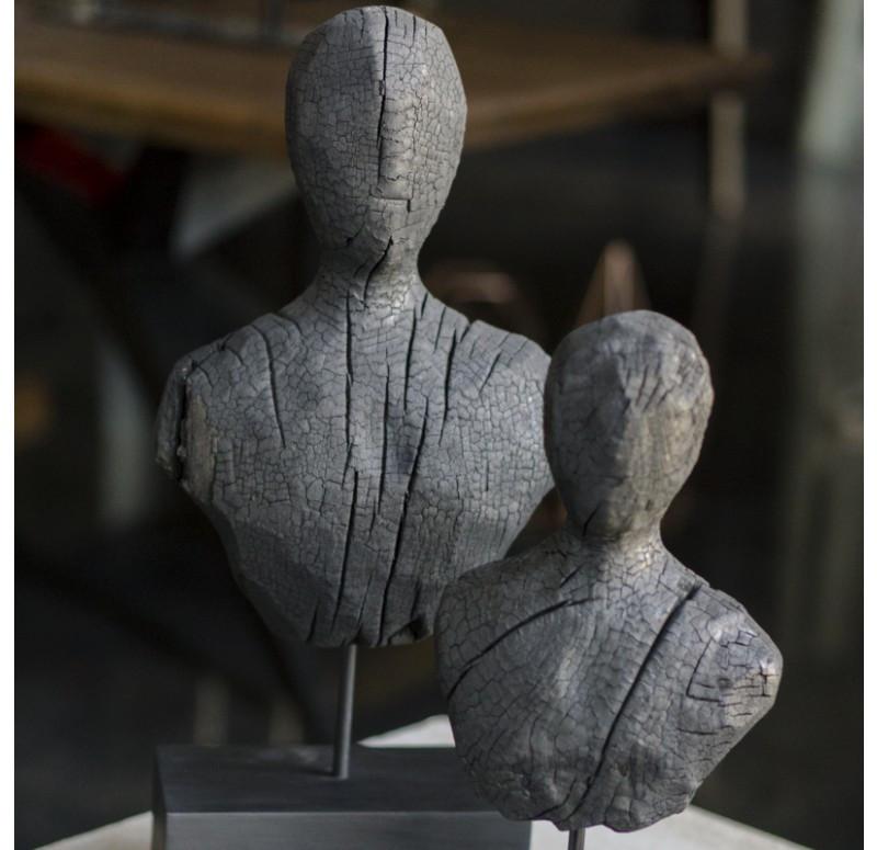 Gold Leaf Design Group Charred Busts