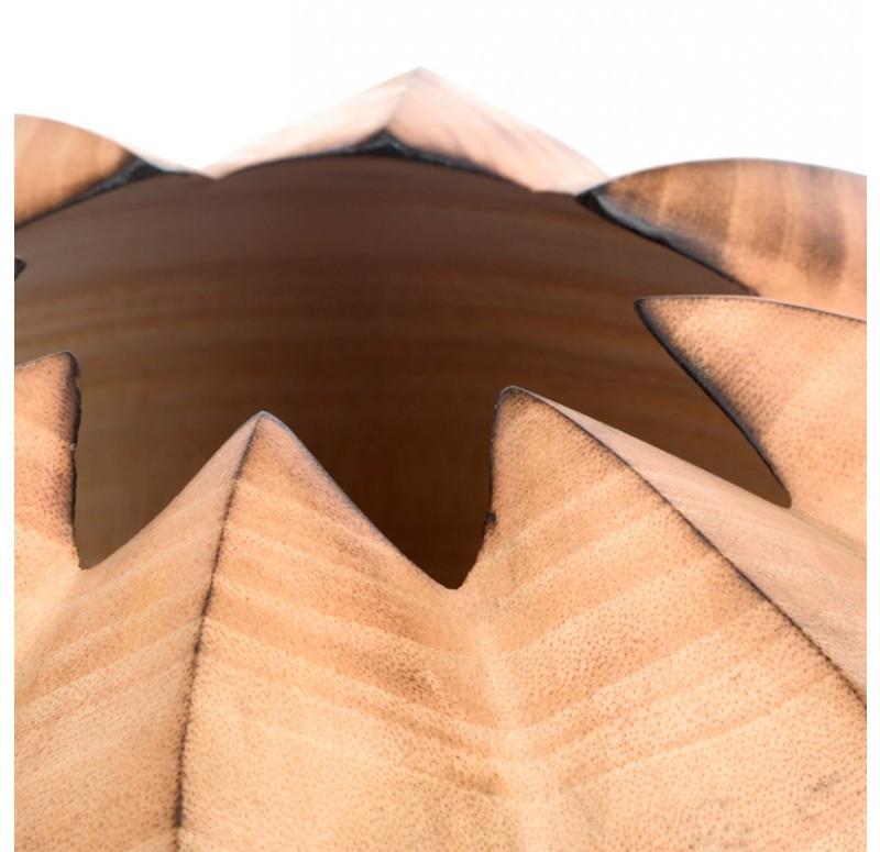 Gold Leaf Design Group Uni Wood Sculpture Vase