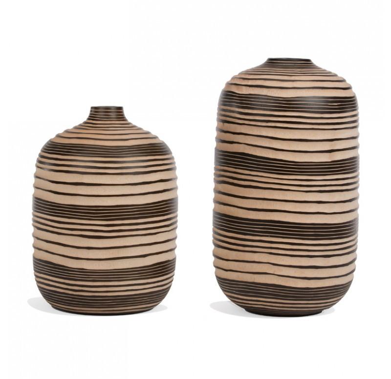 Gold Leaf Design Group Contour Vases