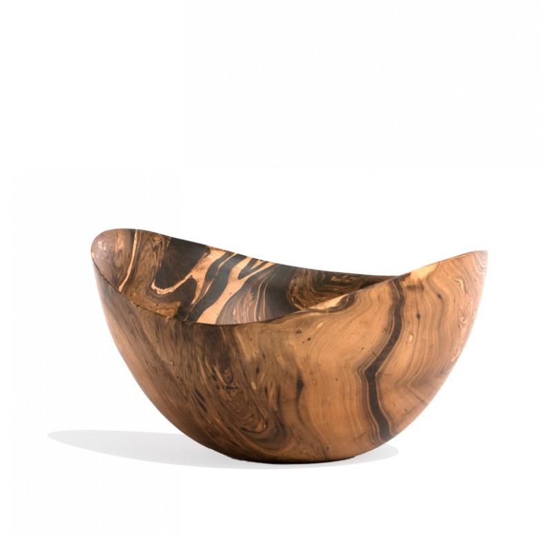 Gold Leaf Design Group Mochaware Bowl Wood