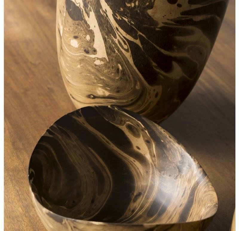 Gold Leaf Design Group Mochaware Bowl Wood