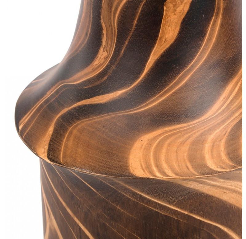 Gold Leaf Design Group Mochaware Flask Wood