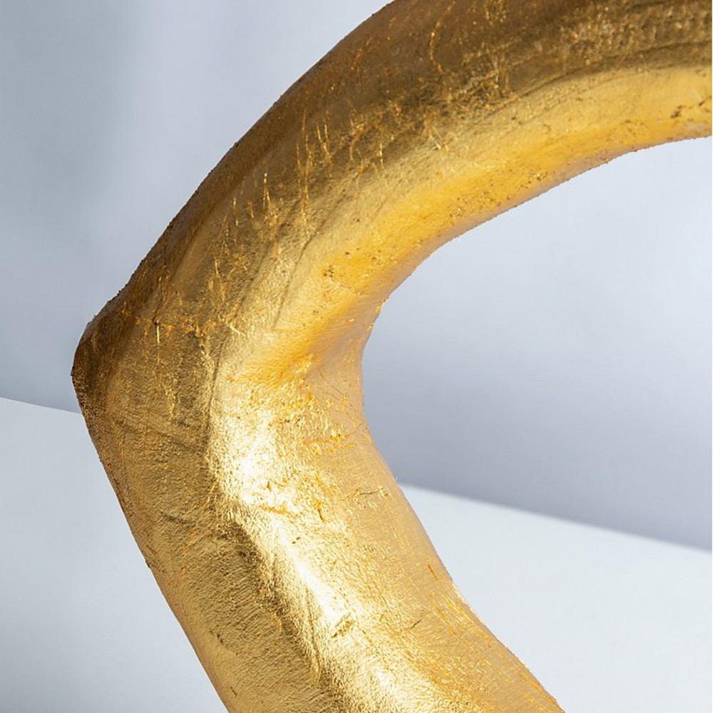 Gold Leaf Design Group Wood Ring Sculpture