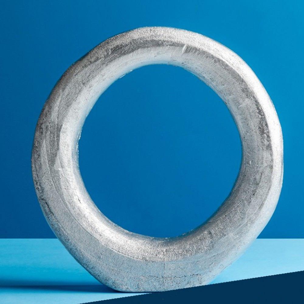 Gold Leaf Design Group Wood Ring Sculpture