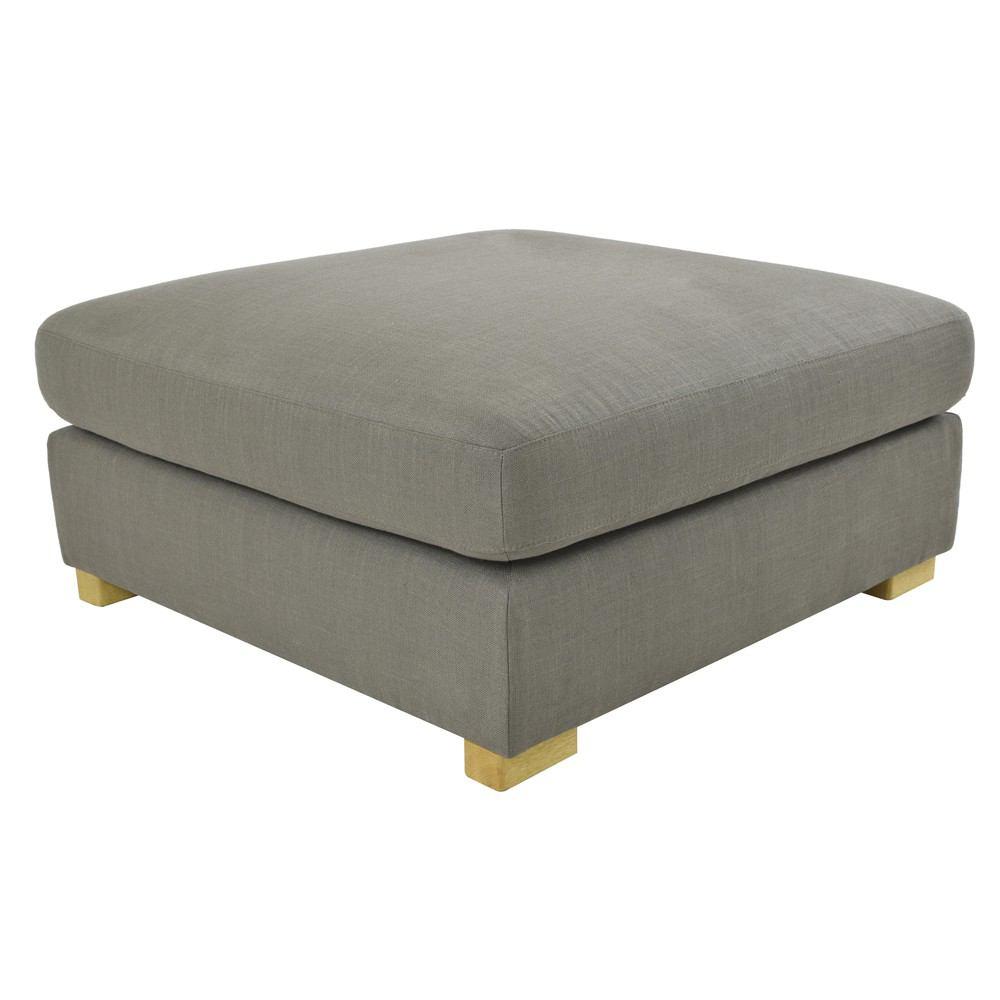 Moe's Home Collection Trevino Ottoman Taupe