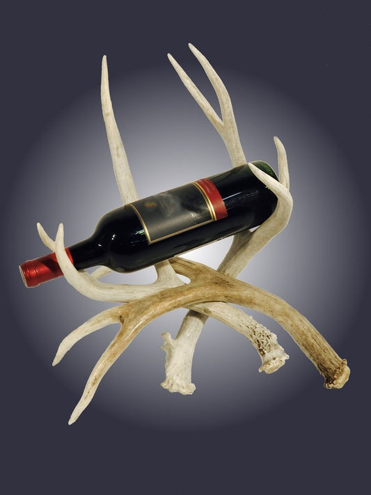 Antlerworx One Bottle Mule Deer Wine Holder (WR-1)