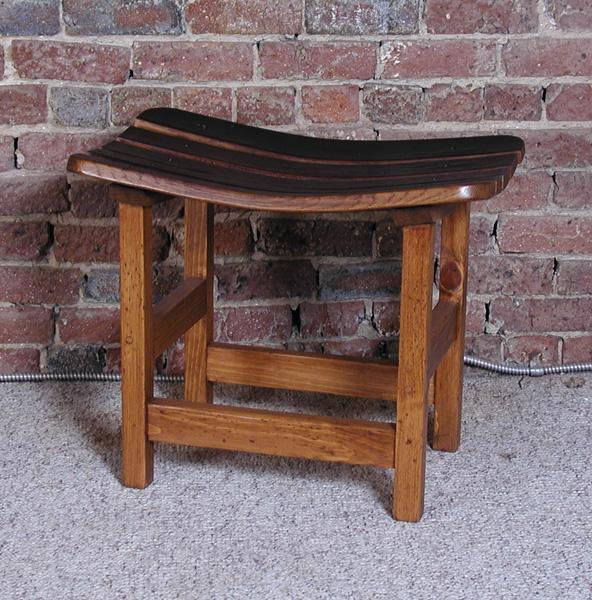 2-Day Designs Winemaster's Stave Bench