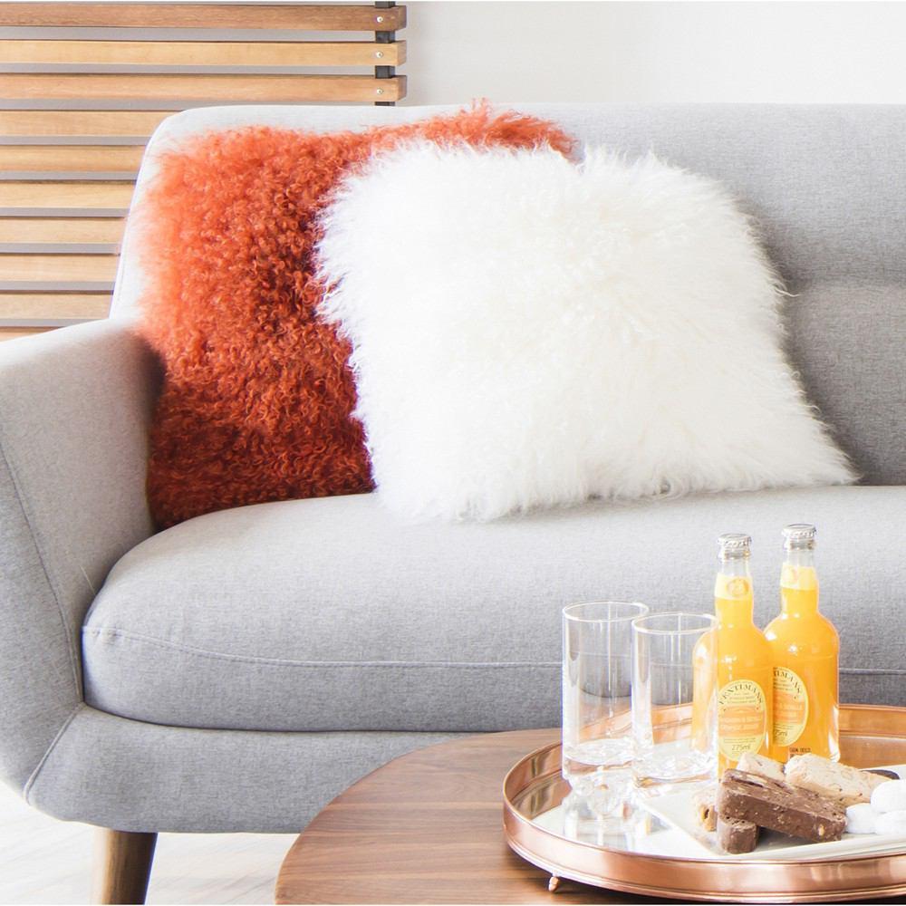 Moe's Home Collection Lamb Fur Pillow