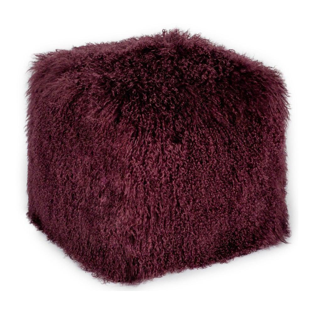 Moe's Home Collection Lamb Fur Pouf