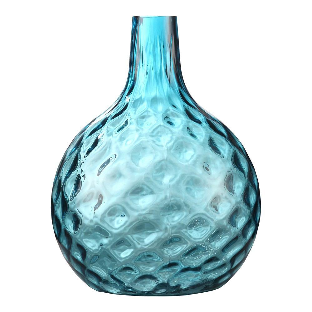 Moe's Home Collection Globe Vase Ink Blue
