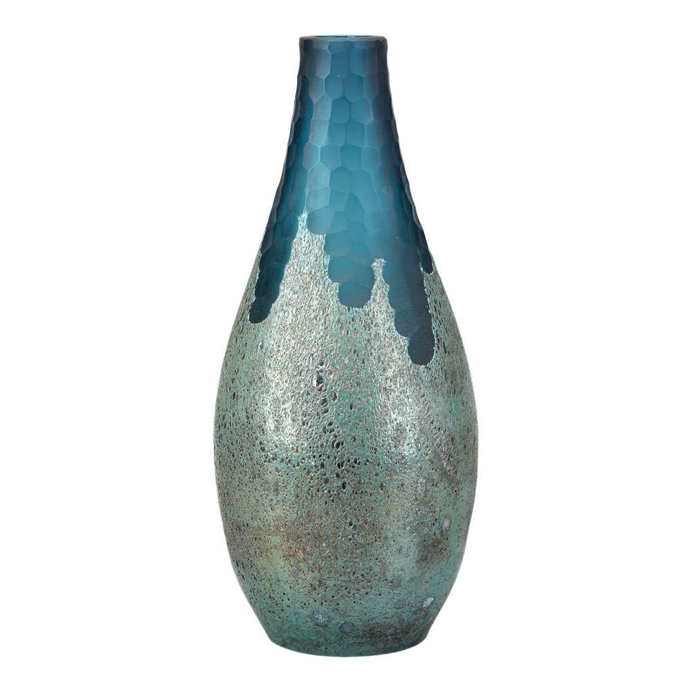 Moe's Home Collection Teardrop Vase Blue
