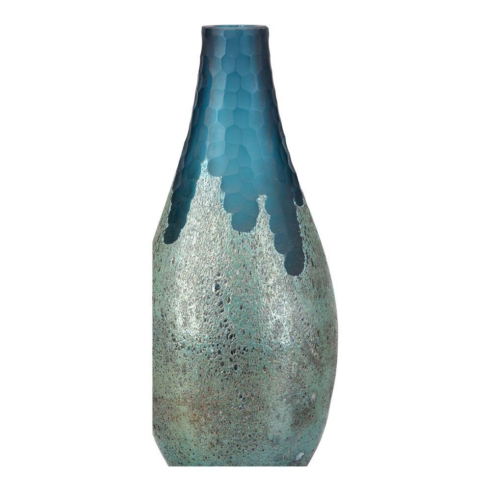 Moe's Home Collection Teardrop Vase Blue