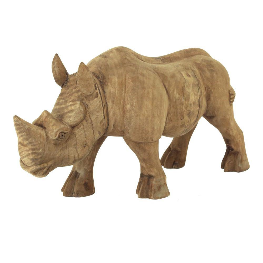 Moe's Home Collection Wooden Rhino