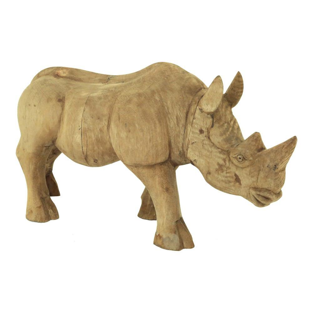 Moe's Home Collection Wooden Rhino