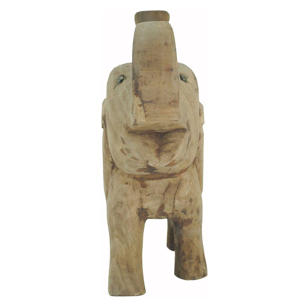 Moe's Home Collection Wooden Elephant