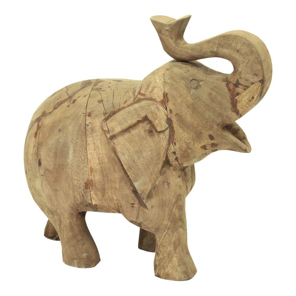 Moe's Home Collection Wooden Elephant
