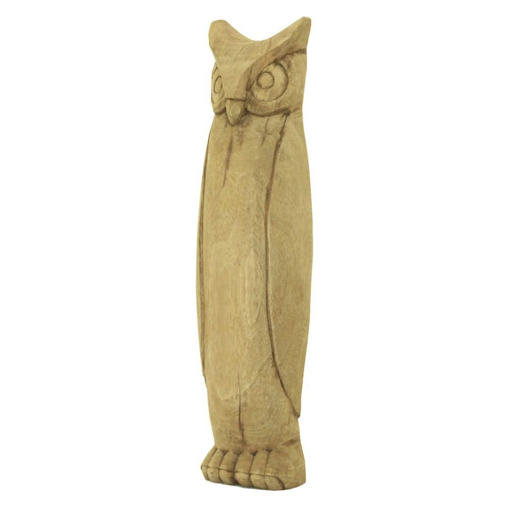 Moe's Home Collection Wooden Wise Owl
