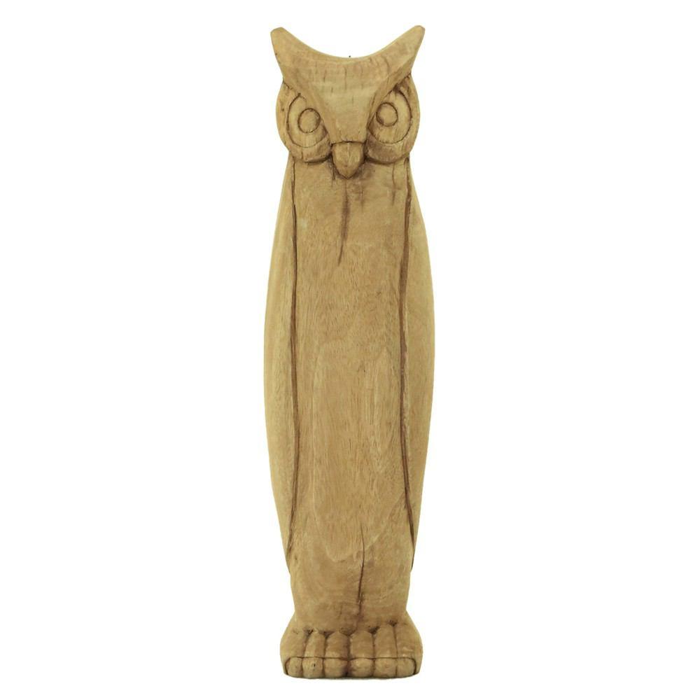 Moe's Home Collection Wooden Wise Owl