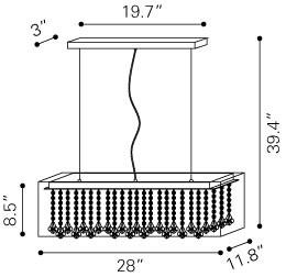 Zuo Blast Ceiling Lamp