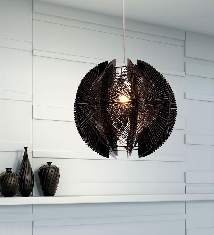 Zuo Centari Ceiling Lamp Black