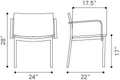 Zuo Gekko Conference Chair - Set Of 2