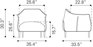 Zuo Julian Occasional Chair