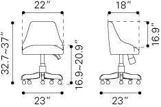Zuo Maximus Office Chair