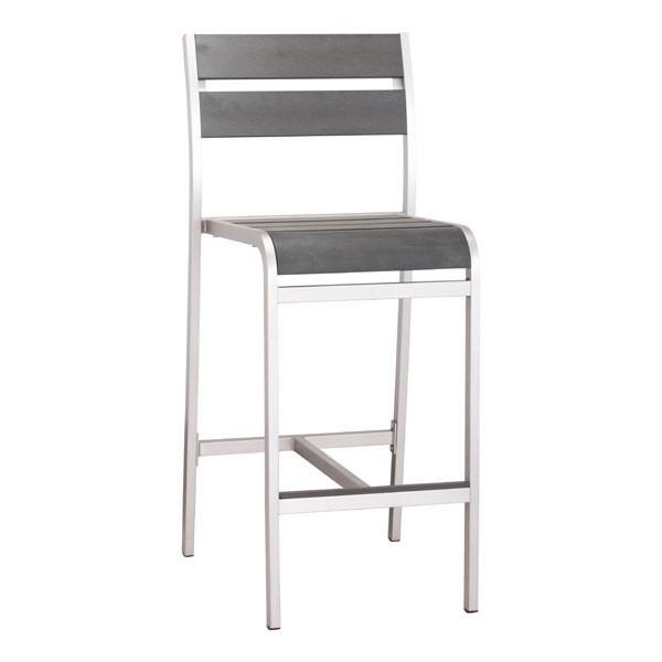 Zuo Megapolis Bar Armless Chair - Set Of 2