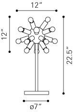 Zuo Pulsar Table Lamp