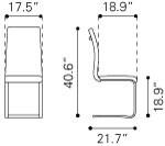 Zuo Rosemont Dining Chair - Set Of 2