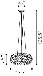 Zuo Stellar Ceiling Lamp