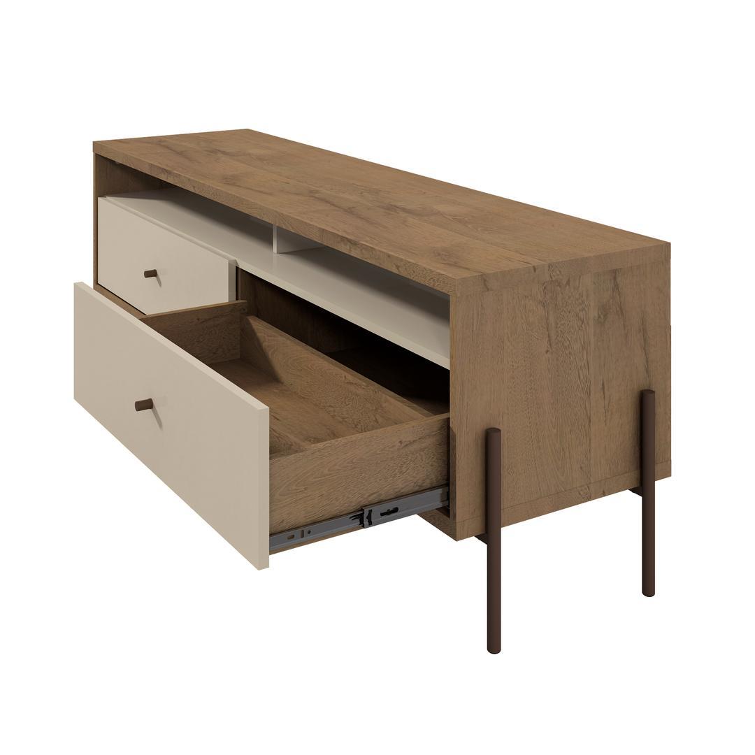 Manhattan Comfort Joy 59" TV Stand with 2 Full Extension Drawers
