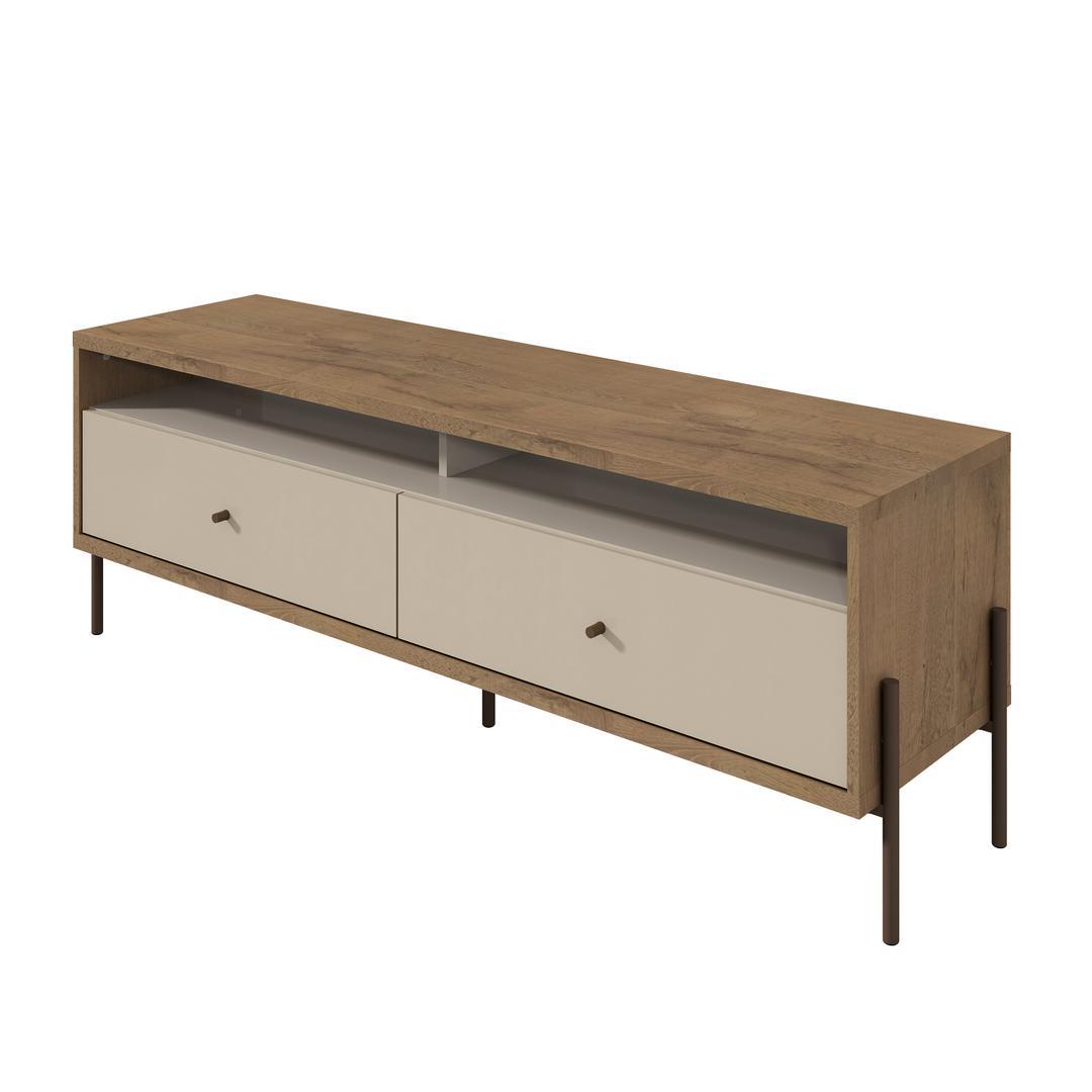 Manhattan Comfort Joy 59" TV Stand with 2 Full Extension Drawers