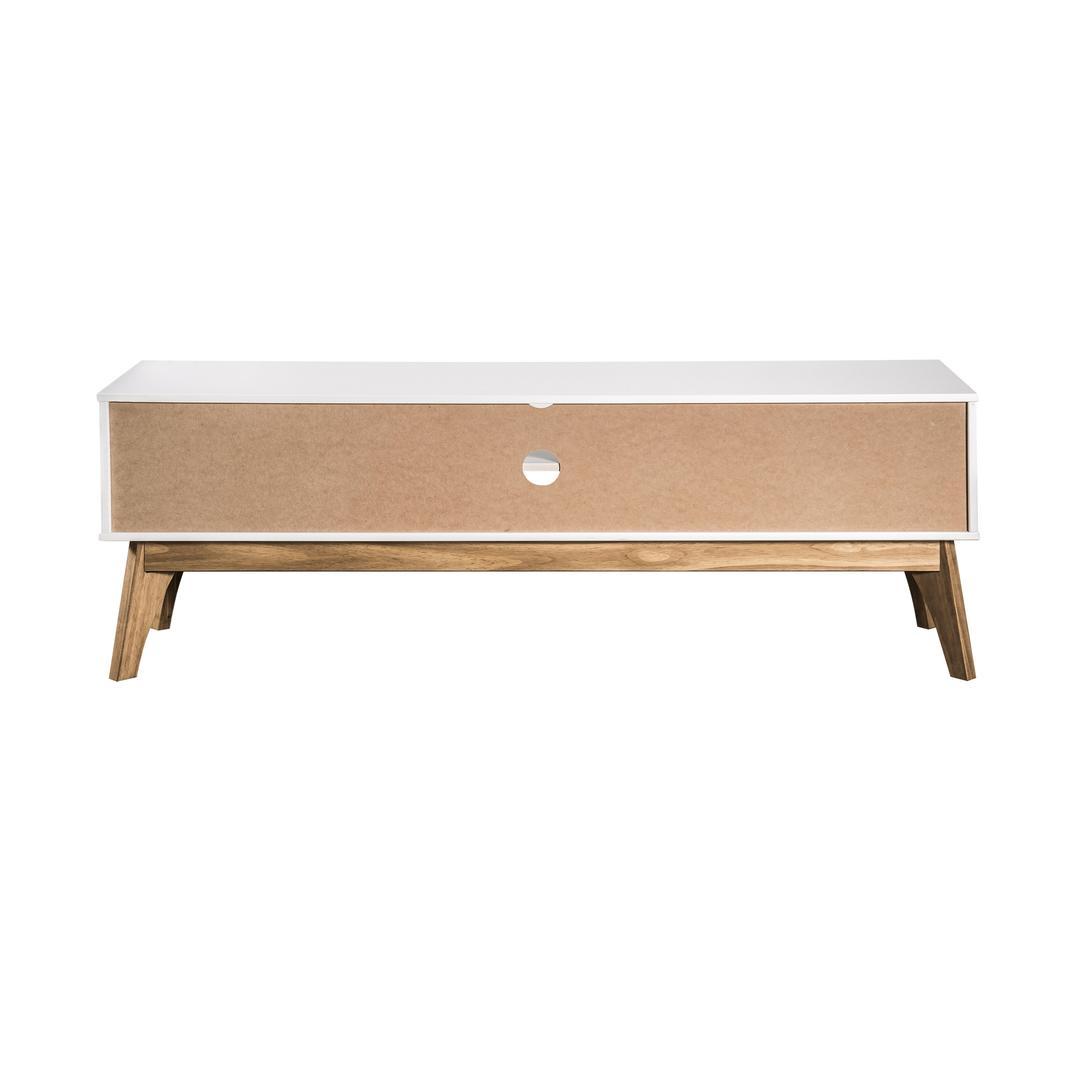 Manhattan Comfort Rustic Mid-Century Modern 3-Drawer Jackie 59.05" TV Stand