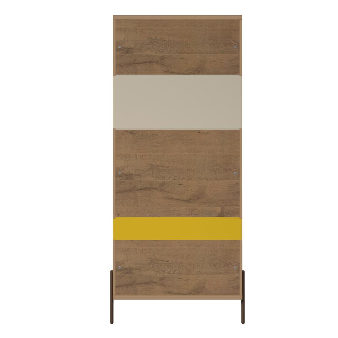 Manhattan Comfort Joy 8-Bottle Wine Cabinet with 4 Shelves