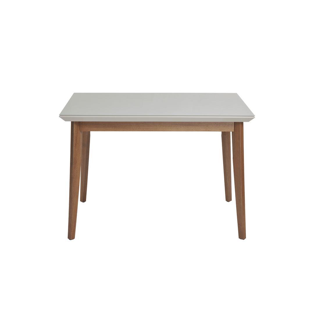 Manhattan Comfort Lillian 45.66" Modern Glass Top Dining Table